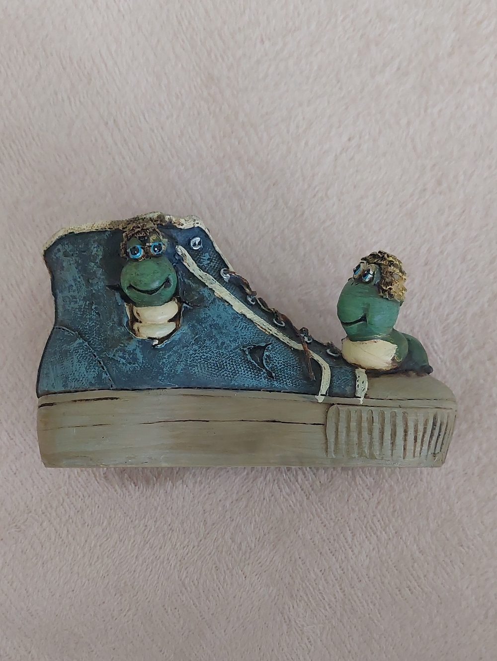 Sneaker and Caterpillar Planter Garden Decor NWT